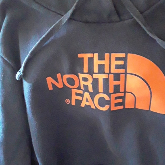 North face navy hoodie - Picture 2 of 4